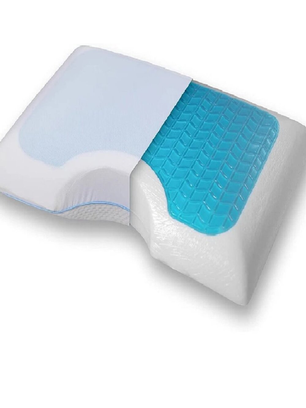 Side Sleeper Pillow - Bed Pillow - Cooling Pillow-My Skin Friendly Memory Foam